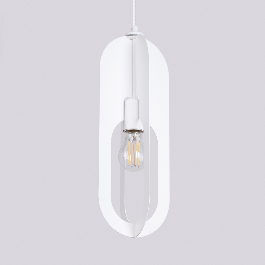 Luster na sajli NICUS 1xE27/15W/230V bijela
