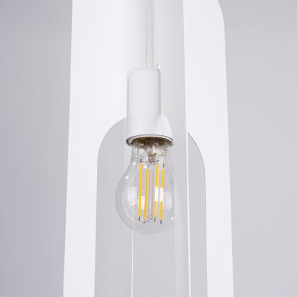 Luster na sajli NICUS 1xE27/15W/230V bijela