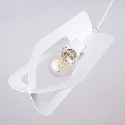 Luster na sajli NICUS 1xE27/15W/230V bijela