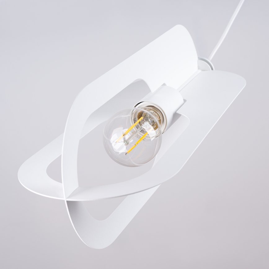 Luster na sajli NICUS 1xE27/15W/230V bijela