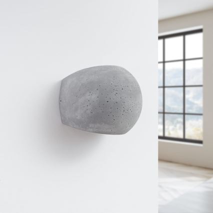 Zidna svjetiljka GLOBE 2xG9/8W/230V beton/siva