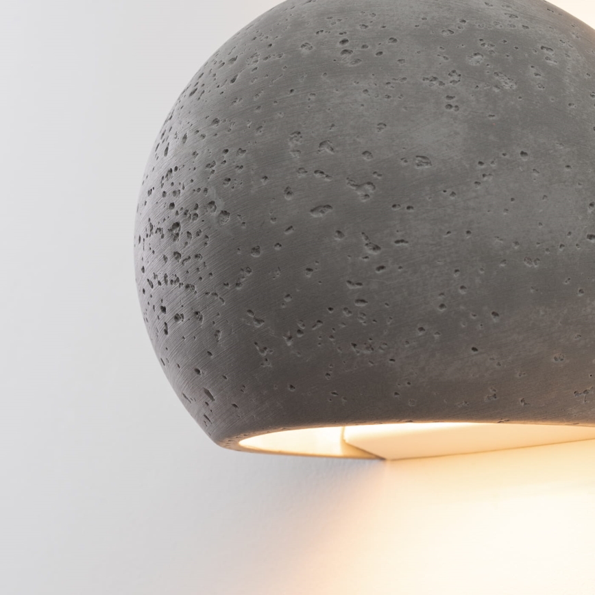 Zidna svjetiljka GLOBE 2xG9/8W/230V beton/siva