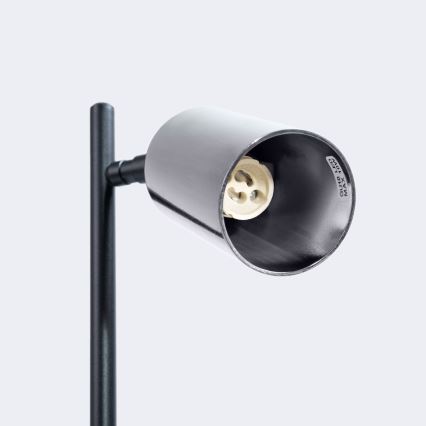 Stolna lampa WINX 1xGU10/10W/230V crna/sjajni krom