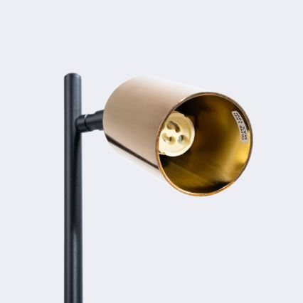 Stolna lampa WINX 1xGU10/10W/230V crna/zlatna