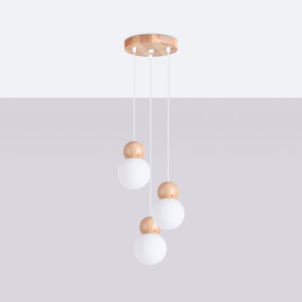 Luster na sajli PEKKA 3xG9/8W/230V bijela
