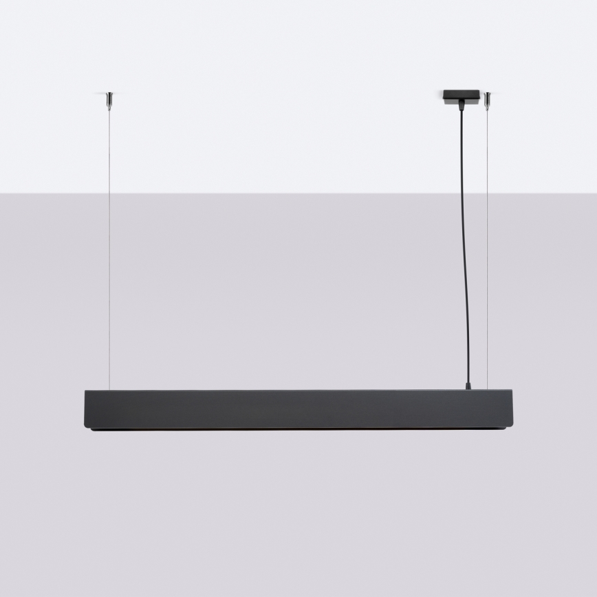 LED Luster na sajli SPARK 1xG13/8,5W/230V crna