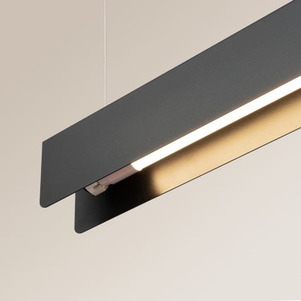 LED Luster na sajli SPARK 1xG13/8,5W/230V crna