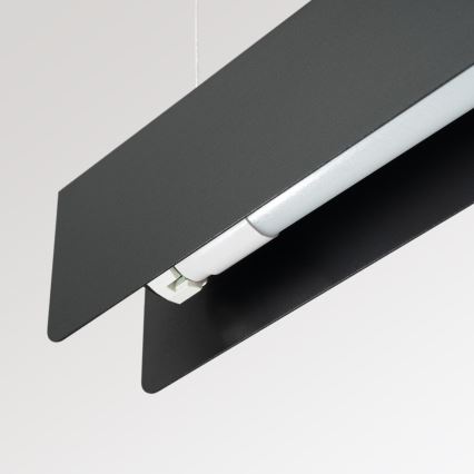LED Luster na sajli SPARK 1xG13/8,5W/230V crna