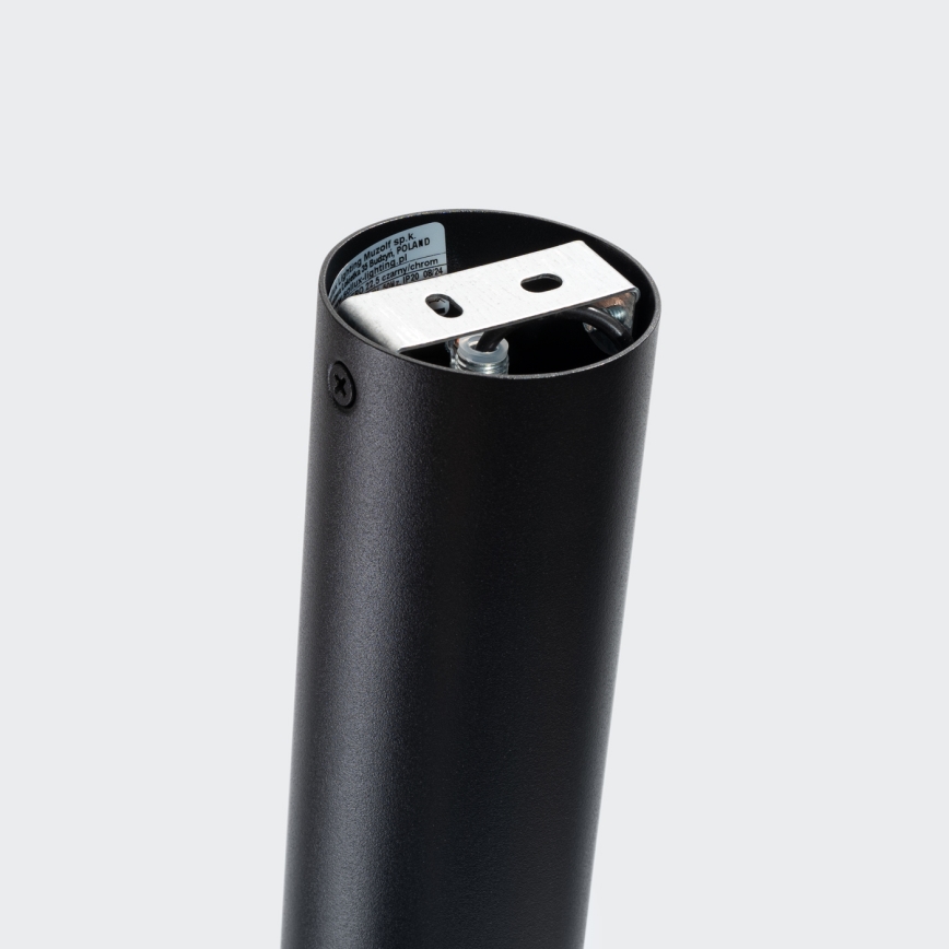 Reflektorska svjetiljka NERO 1xGU10/10W/230V 22,5 cm crna/sjajni krom