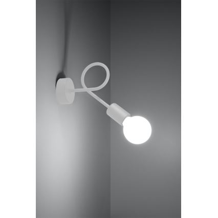 Zidna lampa LOOP 1xE27/15W/230V bijela