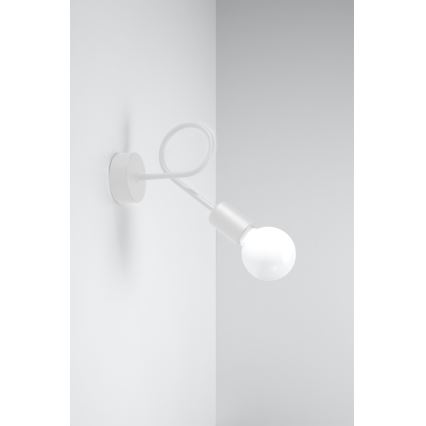 Zidna lampa LOOP 1xE27/15W/230V bijela
