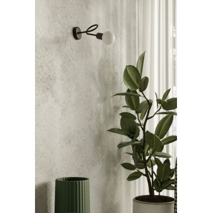 Zidna lampa LOOP 1xE27/15W/230V crna