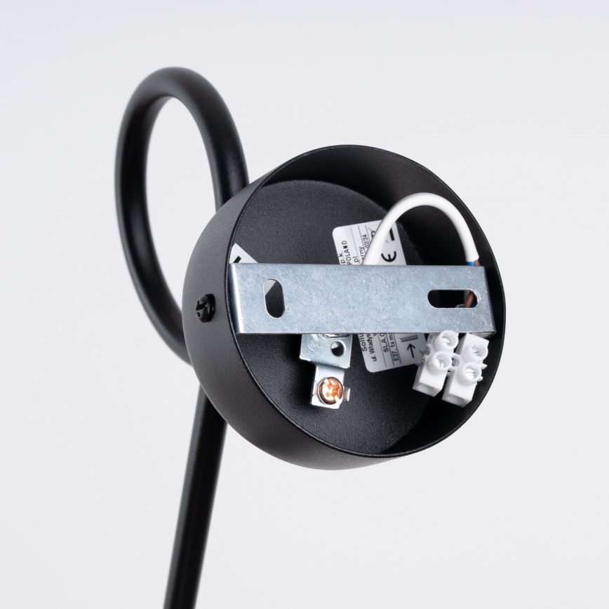 Zidna lampa LOOP 1xE27/15W/230V crna