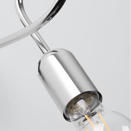 Zidna lampa LOOP 1xE27/15W/230V sjajni krom