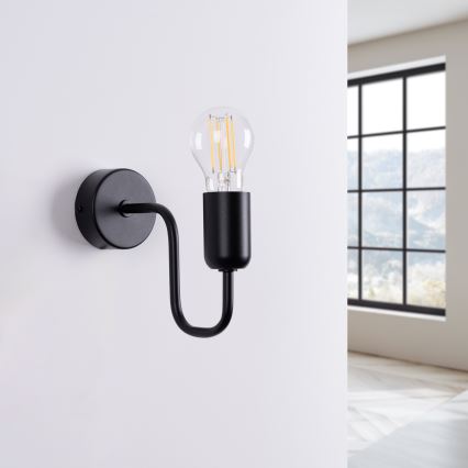 Zidna lampa VECTOR 1xE27/15W/230V crna