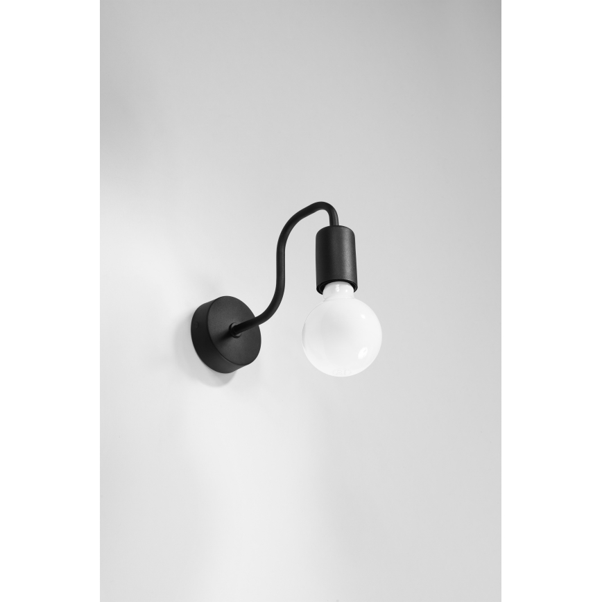 Zidna lampa VECTOR 1xE27/15W/230V crna