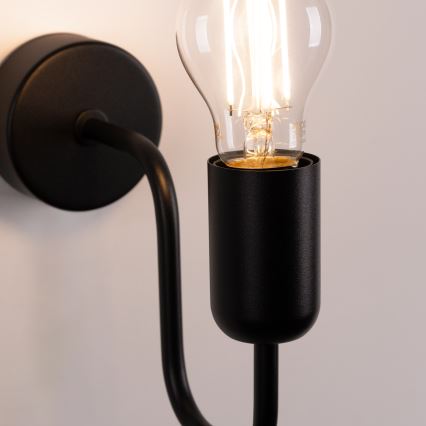 Zidna lampa VECTOR 1xE27/15W/230V crna