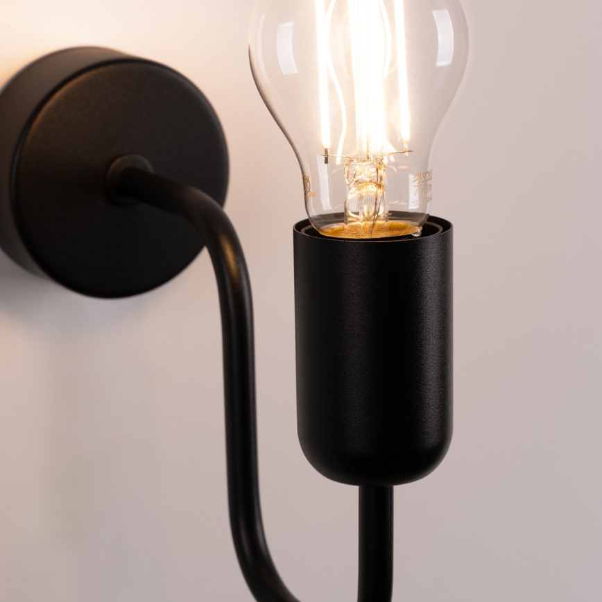 Zidna lampa VECTOR 1xE27/15W/230V crna