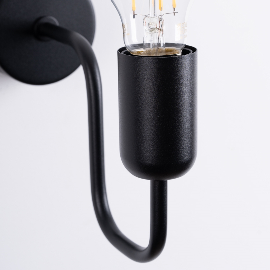 Zidna lampa VECTOR 1xE27/15W/230V crna