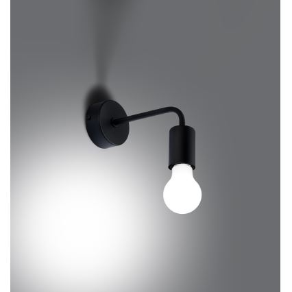 Zidna lampa NORAH 1xE27/15W/230V crna