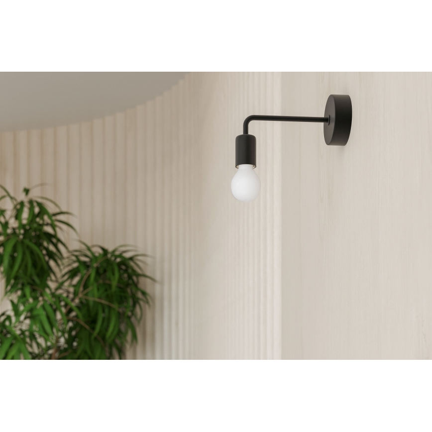Zidna lampa NORAH 1xE27/15W/230V crna