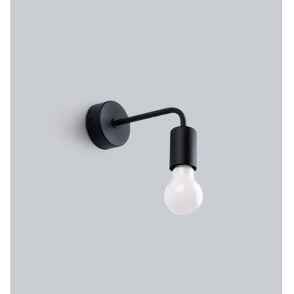 Zidna lampa NORAH 1xE27/15W/230V crna