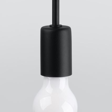 Zidna lampa LEVAR 1xE27/15W/230V crna