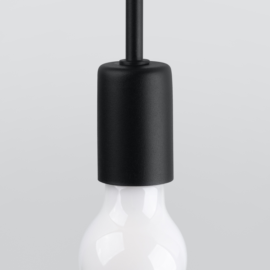 Zidna lampa LEVAR 1xE27/15W/230V crna