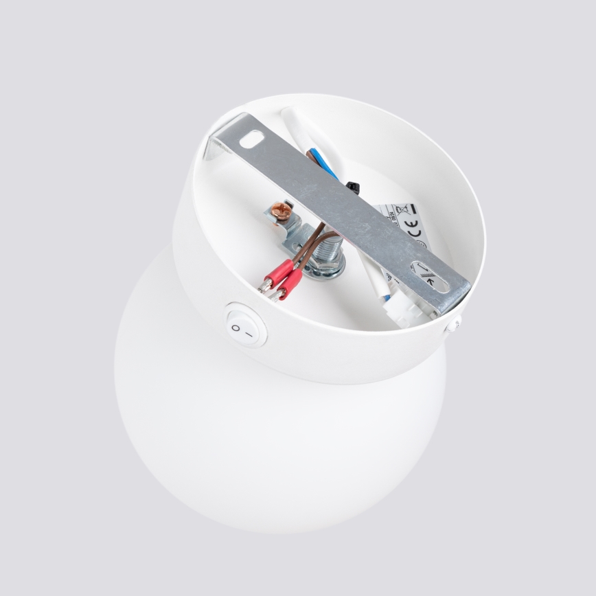 Zidna svjetiljka YOLI 1xG9/8W/230V bijela