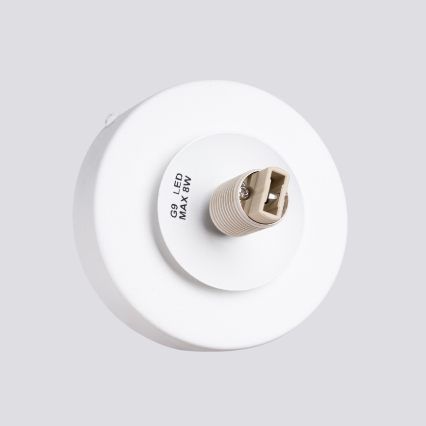 Zidna svjetiljka YOLI 1xG9/8W/230V bijela