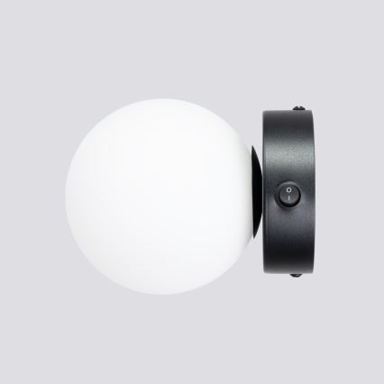 Zidna svjetiljka YOLI 1xG9/8W/230V crna