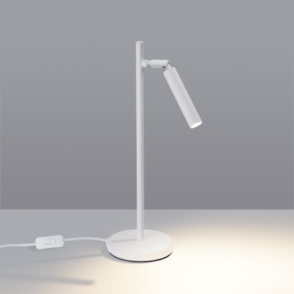 Stolna lampa PASTELO 1xG9/8W/230V bijela