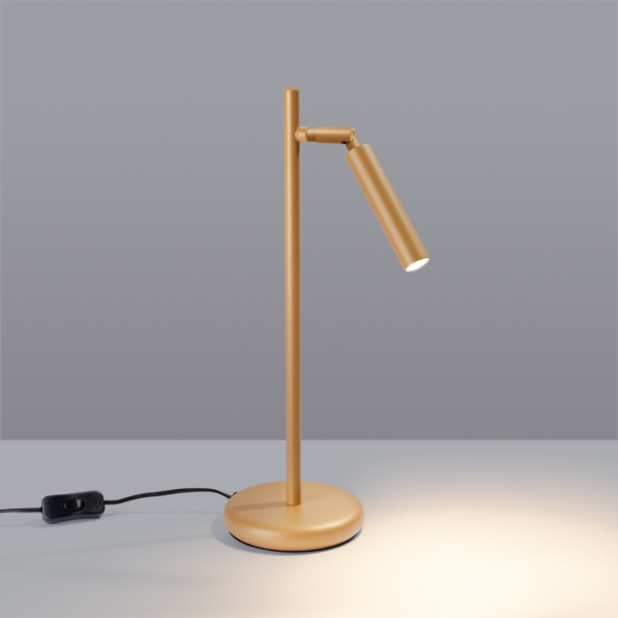 Stolna lampa PASTELO 1xG9/8W/230V zlatna
