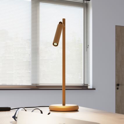 Stolna lampa PASTELO 1xG9/8W/230V zlatna