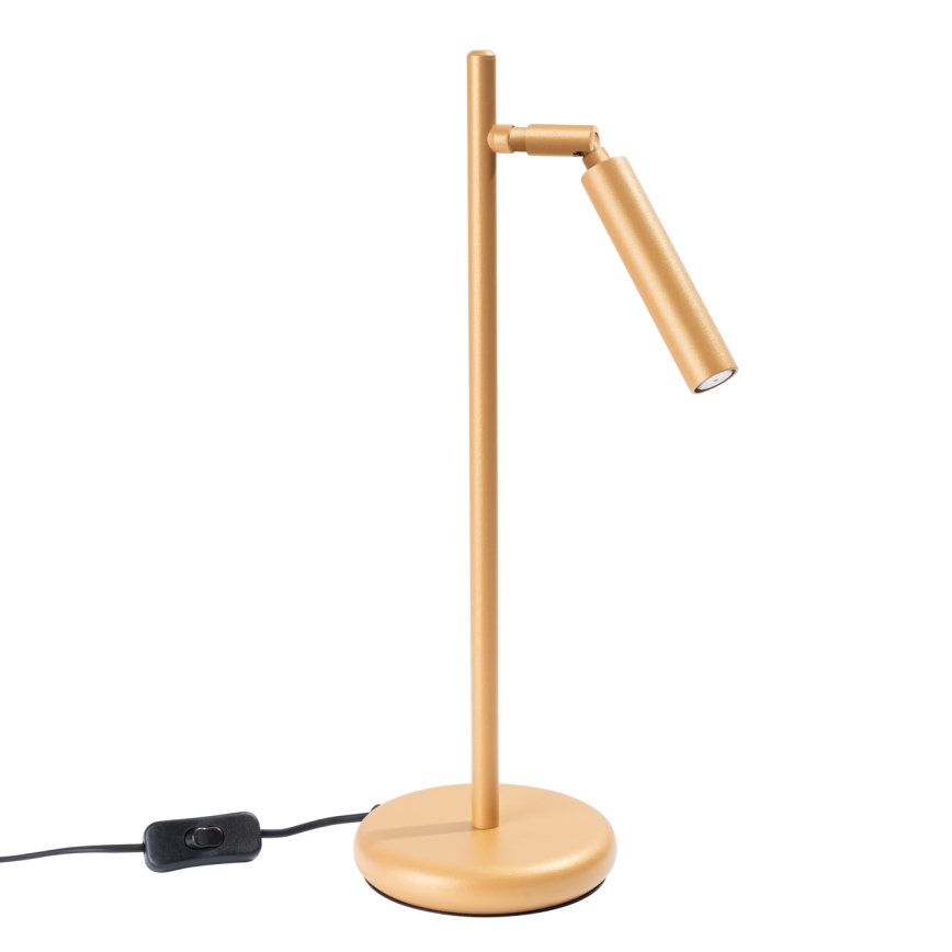 Stolna lampa PASTELO 1xG9/8W/230V zlatna