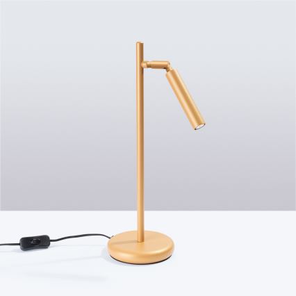 Stolna lampa PASTELO 1xG9/8W/230V zlatna