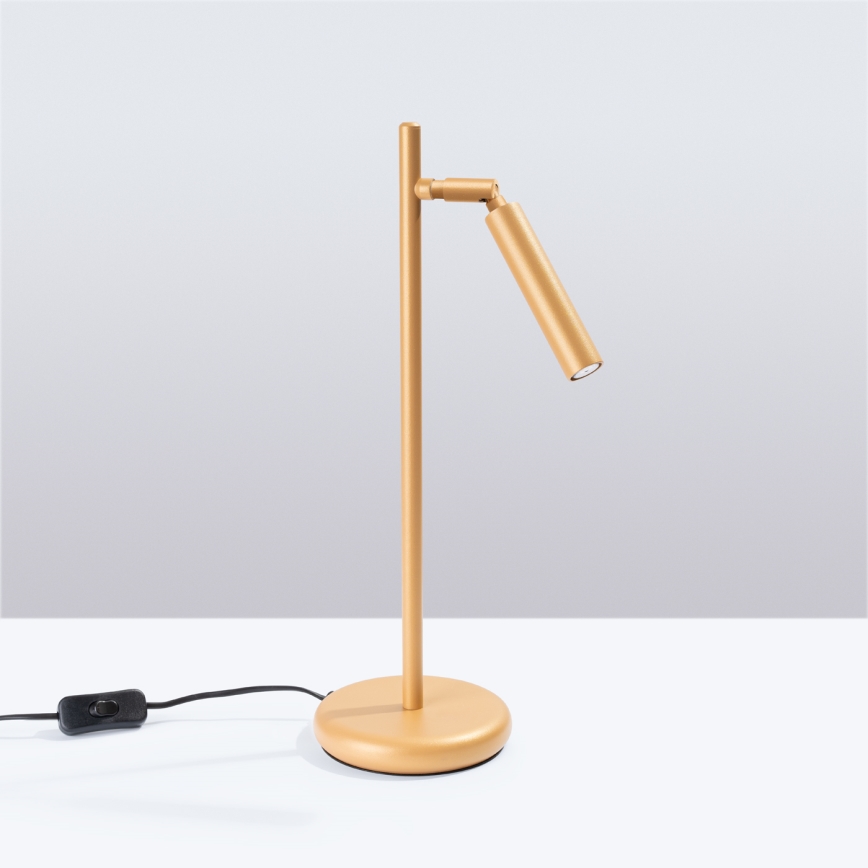 Stolna lampa PASTELO 1xG9/8W/230V zlatna