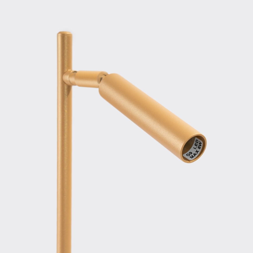 Stolna lampa PASTELO 1xG9/8W/230V zlatna