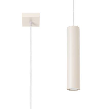 Luster na sajli LAGOS 1xGU10/10W/230V krem