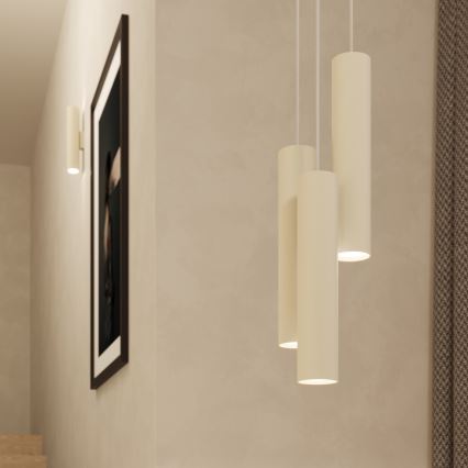 Luster na sajli LAGOS 3xGU10/10W/230V krem