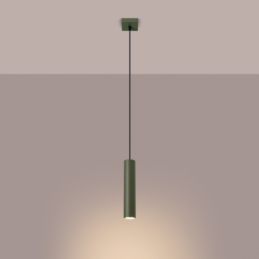 Luster na sajli LAGOS 1xGU10/10W/230V zelena