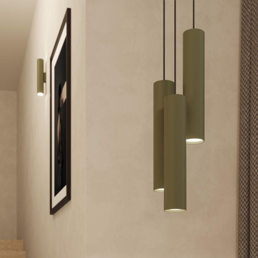 Luster na sajli LAGOS 1xGU10/10W/230V zelena