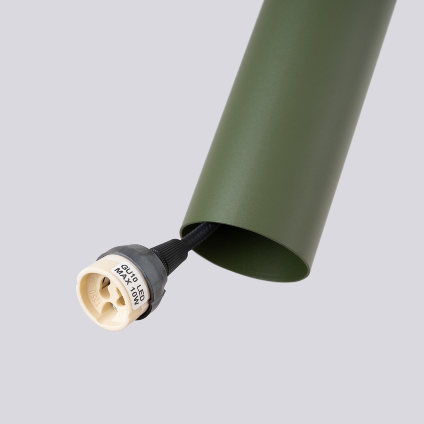 Luster na sajli LAGOS 2xGU10/10W/230V zelena