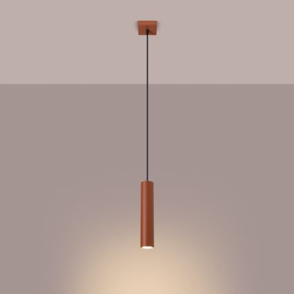 Luster na sajli LAGOS 1xGU10/10W/230V crvena