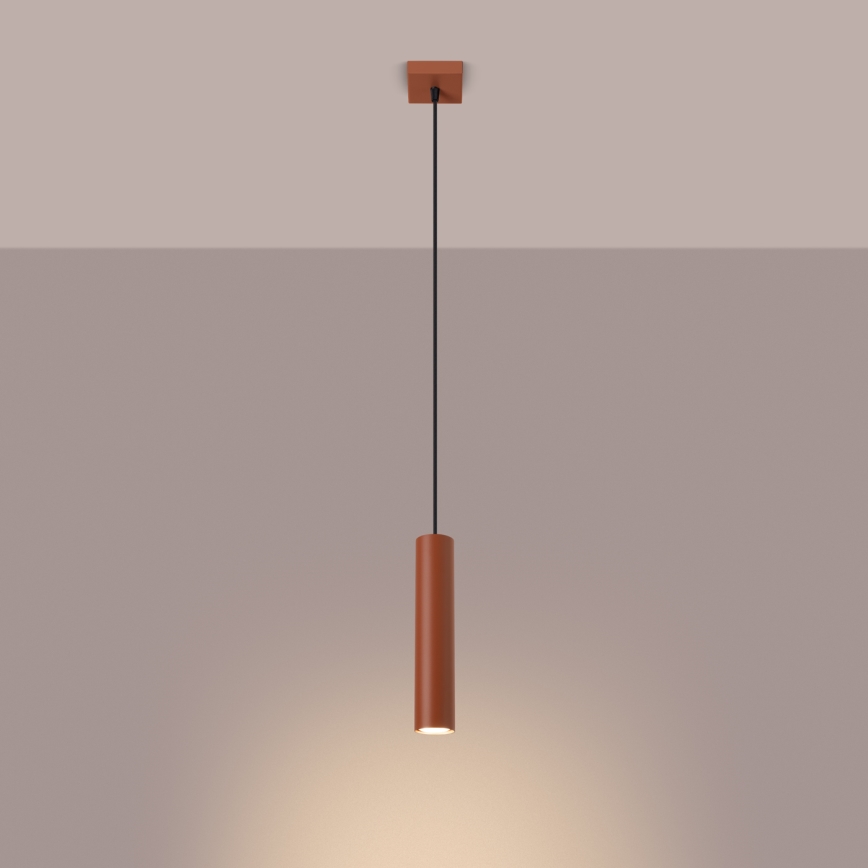 Luster na sajli LAGOS 1xGU10/10W/230V crvena