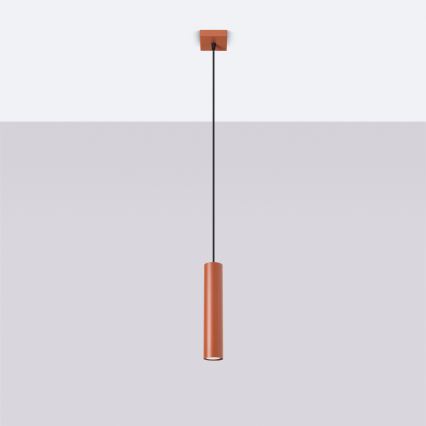 Luster na sajli LAGOS 1xGU10/10W/230V crvena