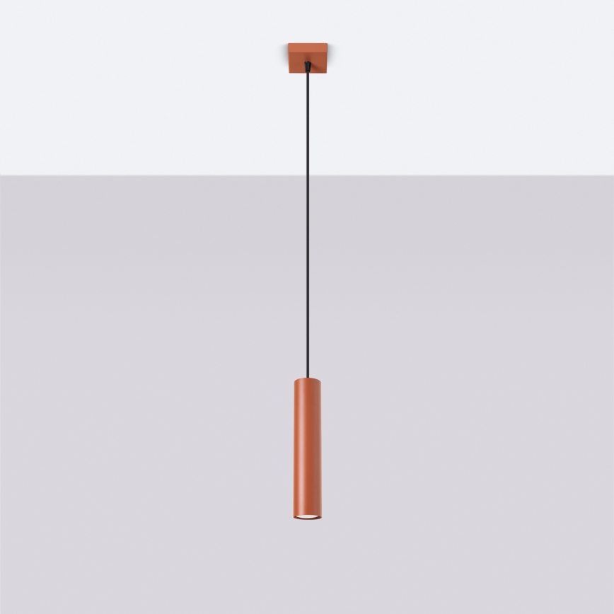 Luster na sajli LAGOS 1xGU10/10W/230V crvena