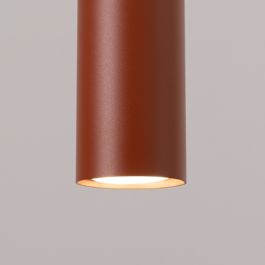 Luster na sajli LAGOS 2xGU10/10W/230V crvena