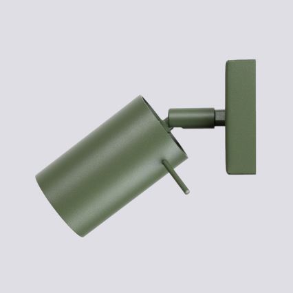 Zidna reflektorska svjetiljka RING 1xGU10/10W/230V zelena