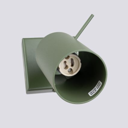 Zidna reflektorska svjetiljka RING 1xGU10/10W/230V zelena
